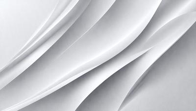 The primary subject of the image is a large, white, wrinkled sheet of paper. The setting is a white background, which provides a clean and minimalistic appearance. The visual style is a close-up of the paper, showcasing its texture and details. The colors and mood of the image are predominantly white, giving it a clean and simple appearance.