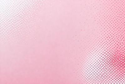 The primary subject of the image is a pink background with a pattern of white dots. The setting is a close-up of the pink background, which creates a visually appealing and contrasting effect. The visual style of the image is a combination of a photo and a digital art, as it features a pink surface with a white dot pattern. The colors and mood of the image are predominantly pink and white, giving it a clean and fresh appearance.