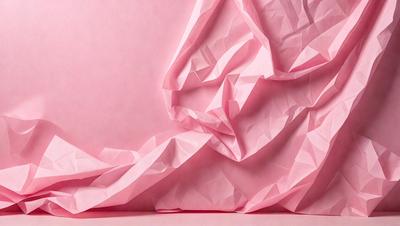 The primary subject of the image is a pink paper, which is the main object, scene, or focus of the image. The setting is a wall, and the visual style is a photo. The colors and mood of the image are predominantly pink, creating a warm and inviting atmosphere.