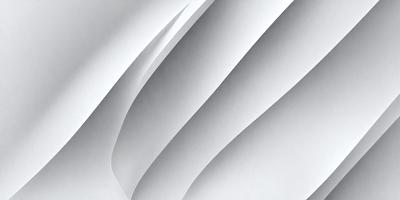 The primary subject of the image is a white paper with a wave-like pattern. The paper appears to be folded or manipulated to create the wave-like shape. The setting is a white background, which provides a clean and minimalistic appearance. The visual style is a combination of a photo and digital art, as the paper appears to be manipulated digitally to create the wave-like pattern. The colors and mood of the image are predominantly white, giving it a clean and minimalistic atmosphere.