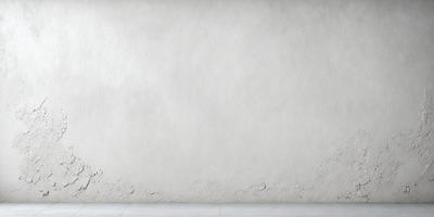 The primary subject of the image is a white wall with a large, empty space. The setting is a room with a white wall, and the visual style is a photo. The colors and mood of the image are predominantly white, giving it a clean and minimalist appearance.