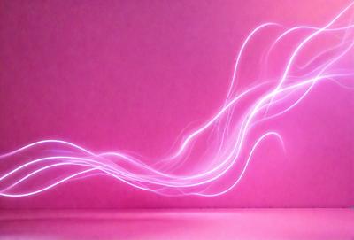 The primary subject of the image is a pink background with a purple hue. The setting is a room with a pink wall, and the visual style is a digital art or illustration. The colors and mood of the image are predominantly pink and purple, creating a warm and inviting atmosphere.