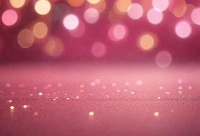 The primary subject of the image is a pink background with a pattern of pink and white lights. The setting is a pink surface, and the visual style is a close-up of the pink background. The colors and mood of the image are predominantly pink and white, creating a warm and inviting atmosphere.