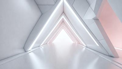 The primary subject of the image is a white room with a large, open doorway. The setting is a white room with a white floor, and the visual style is a photo. The room has a clean and minimalist appearance, with the doorway being the main focal point. The colors and mood of the image are predominantly white, creating a sense of simplicity and openness.