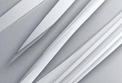 The primary subject of the image is a pattern of white stripes on a gray background. The setting is a wall, and the visual style is a patterned design. The colors and mood of the image are predominantly gray and white, creating a clean and minimalist appearance.