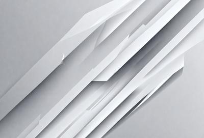 The primary subject of the image is a pattern of white and gray stripes. The setting is a gray background, which creates a contrast with the white and gray stripes. The visual style is a combination of digital art and illustration, as the stripes are created using a digital medium. The colors and mood of the image are predominantly gray and white, giving it a clean and minimalist appearance.