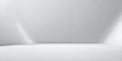 The primary subject of the image is a white wall with a pattern on it. The setting is a room with a white background. The visual style is a photo, and the colors and mood are predominantly white, giving the image a clean and minimalist appearance.