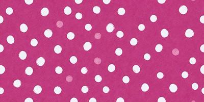 The primary subject of the image is a pattern of white dots on a pink background. The setting is a piece of paper with the dots arranged in a visually appealing manner. The visual style is a combination of digital art and illustration, creating a unique and eye-catching design. The colors and mood of the image are predominantly pink and white, giving it a warm and inviting atmosphere.