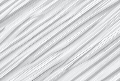 The primary subject of the image is a white wall with a pattern of folded paper. The setting is a white wall, and the visual style is a close-up of the paper pattern. The colors and mood of the image are predominantly white, giving it a clean and minimalist appearance.