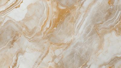The primary subject of the image is a marble countertop with a unique, swirled pattern. The setting is a kitchen or bathroom, as the countertop is a prominent feature in the scene. The visual style is a close-up of the marble countertop, showcasing its intricate design. The colors and mood of the image are predominantly neutral, with the marble countertop being the main focus and source of visual interest.