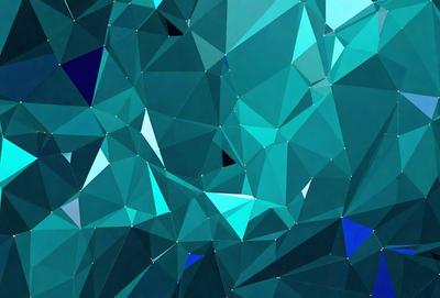 The primary subject of the image is a blue and white geometric pattern, which is the main object, scene, or focus of the image. The setting or background consists of a blue and white geometric pattern, which is the environment, backdrop, or surface visible in the image. The visual style of the image is digital art, as it is a digital representation of a geometric pattern. The dominant colors in the image are blue and white, creating a calm and soothing atmosphere.