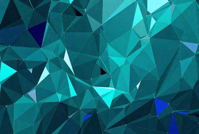 The primary subject of the image is a blue and white geometric pattern, which is the main object, scene, or focus of the image. The setting or background consists of a blue and white geometric pattern, which is the environment, backdrop, or surface visible in the image. The visual style of the image is digital art, as it is a digital representation of a geometric pattern. The dominant colors in the image are blue and white, creating a calm and soothing atmosphere.
