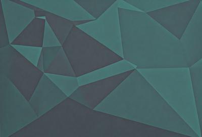The primary subject of the image is a blue geometric pattern. The setting is a dark blue background, which creates a contrasting effect with the pattern. The visual style appears to be a digital art or illustration, as the pattern is intricate and well-defined. The dominant colors are blue and black, giving the image a calm and sophisticated atmosphere.