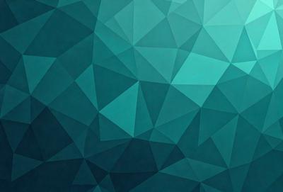 The primary subject of the image is a geometric pattern, featuring a blue background with a mix of triangles and squares. The setting is a dark blue background, which contrasts with the geometric pattern. The visual style is a combination of digital art and illustration, creating a unique and intricate design. The dominant colors are blue and black, giving the image a modern and sophisticated appearance.