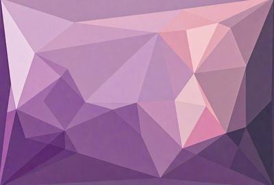 The primary subject of the image is a purple and pink geometric pattern. The setting is a purple background, and the visual style appears to be a digital art or illustration. The dominant colors in the image are purple and pink, creating a calm and soothing atmosphere.
