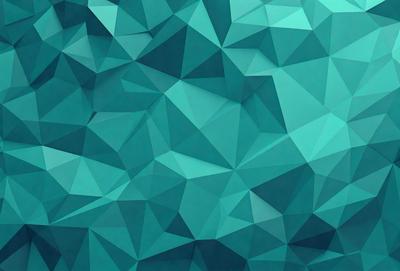 The primary subject of the image is a blue and green geometric pattern. The setting is a blue and green background, which creates a visually appealing and harmonious environment. The visual style of the image is a combination of digital art and illustration, showcasing the artist's creativity and attention to detail. The dominant colors in the image are blue and green, which evoke a sense of calmness and tranquility.