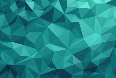 The primary subject of the image is a blue and green geometric pattern. The setting is a blue and green background, which creates a visually appealing and harmonious environment. The visual style of the image is a combination of digital art and illustration, showcasing the intricate design of the pattern. The dominant colors in the image are blue and green, which evoke a sense of calmness and tranquility.