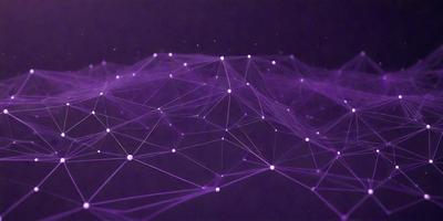The primary subject of the image is a purple mesh pattern, which is the main object, scene, or focus of the image. The setting or background is a dark purple surface, and the visual style appears to be a digital art or illustration. The colors and mood of the image are predominantly purple, creating a calm and serene atmosphere.