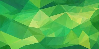 The primary subject of the image is a green geometric pattern, which is the main focus of the image. The setting is a green background, and the visual style is a digital art or illustration. The dominant colors are green and yellow, creating a lively and vibrant atmosphere.