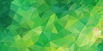 The primary subject of the image is a green and yellow geometric pattern. The setting is a green background, and the visual style appears to be a digital art or illustration. The dominant colors are green and yellow, creating a lively and vibrant atmosphere.