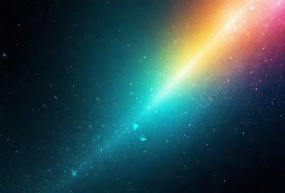 The primary subject of the image is a blue and green nebula, which is the main object, scene, or focus of the image. The setting is a dark, starry sky, with the nebula being the most prominent feature. The visual style is a combination of a photo and digital art, creating a unique and captivating representation of the celestial object. The dominant colors are blue and green, which evoke a sense of tranquility and wonder.