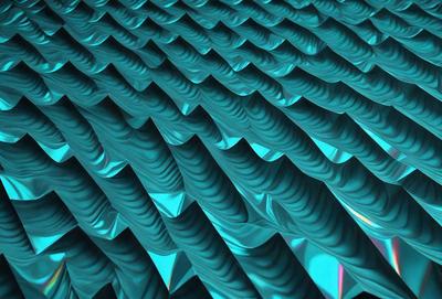 The primary subject of the image is a blue and white patterned surface, which appears to be a digital art or illustration. The setting is a blue and white patterned surface, which is the main focus of the image. The visual style is digital art or illustration, and the colors and mood are predominantly blue and white, creating a calm and soothing atmosphere.