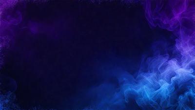 The primary subject of the image is a blue background with a purple hue. The setting appears to be a dark, cloudy sky. The visual style of the image is a digital art or illustration, with a focus on the colorful and atmospheric background. The colors and mood of the image are predominantly blue and purple, creating a sense of depth and mystery.