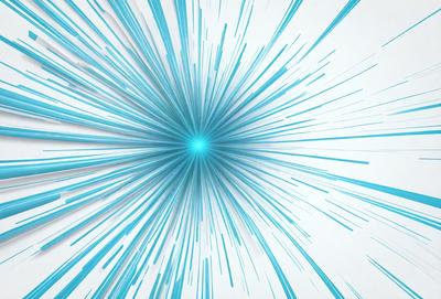 The primary subject of the image is a bright blue light, which appears to be a neon light or a light source. The light is surrounded by a blue background, creating a visually striking scene. The visual style of the image is digital art, as it is a computer-generated image. The dominant colors in the image are blue, creating a calm and serene atmosphere.