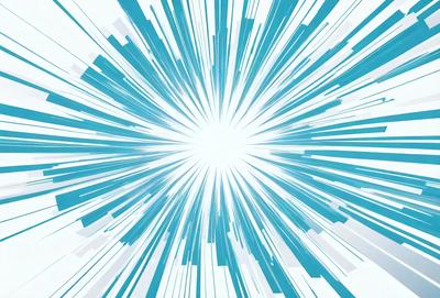 The primary subject of the image is a bright, colorful, and vibrant light source, which appears to be a sun or a light bulb. The setting is a blue background, which adds to the overall atmosphere of the image. The visual style is a combination of digital art and illustration, creating a dynamic and eye-catching scene. The colors and mood of the image are predominantly blue and bright, giving the impression of a sunny day or a lively atmosphere.