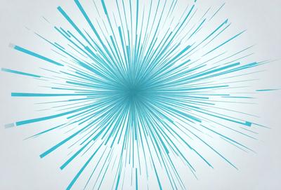 The primary subject of the image is a blue and white swirl pattern. The setting is a white background, and the visual style appears to be a digital art or illustration. The dominant colors are blue and white, creating a sense of movement and energy in the scene.