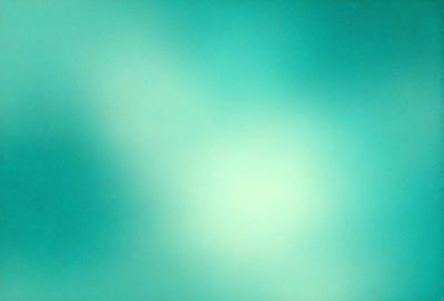 The primary subject of the image is a green background with a blue hue. The setting appears to be a brightly lit room, possibly a studio. The visual style of the image is a combination of a photo and a digital art, creating a unique and vibrant atmosphere. The dominant colors in the image are green and blue, which contribute to a calm and soothing mood.