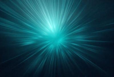 The primary subject of the image is a bright blue light, which appears to be a light source or a glowing object. The setting is a dark background, which contrasts with the bright blue light. The visual style of the image is a digital art or illustration, as it features a vibrant and colorful light source. The colors and mood of the image are predominantly blue, creating a sense of calmness and tranquility.