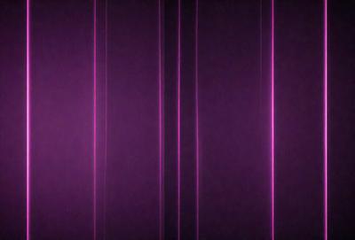 The primary subject of the image is a purple wall with a row of pink stripes. The setting is a room with a purple background. The visual style is a patterned wallpaper, giving the room a unique and artistic appearance. The dominant colors are purple and pink, creating a calm and soothing atmosphere.