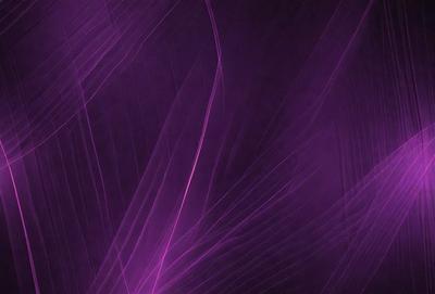 The primary subject of the image is a purple background with a pattern of purple and white swirls. The setting is a dark room, and the visual style appears to be a digital art or illustration. The dominant colors in the image are purple and white, creating a calm and soothing atmosphere.
