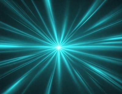 The primary subject of the image is a bright blue light, which appears to be a neon light or a light source with a blue hue. The light is shining in a dark environment, creating a striking contrast between the light and the darkness. The visual style of the image is a close-up of the light source, emphasizing its brightness and intensity. The colors and mood of the image are predominantly blue, giving it a cool and vibrant atmosphere.