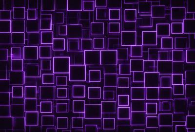 The primary subject of the image is a purple and black patterned wallpaper. The setting is a purple and black wall, which creates a unique and visually striking environment. The visual style of the image is a combination of digital art and illustration, giving it a modern and artistic appearance. The dominant colors in the image are purple and black, creating a bold and striking atmosphere.