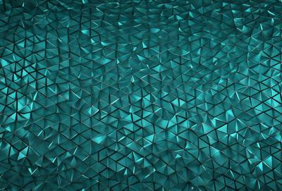 The primary subject of the image is a blue and white patterned surface, which appears to be a wall or a piece of artwork. The setting is indoors, with the patterned surface being the main focus of the image. The visual style is a combination of digital art and illustration, creating a unique and intricate design. The dominant colors are blue and white, giving the surface a clean and modern appearance.