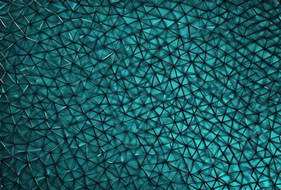 The primary subject of the image is a blue background with a pattern of small, white, and blue dots. The setting appears to be a blue wall or a blue surface, creating a visually appealing and unique design. The visual style of the image is a combination of digital art and illustration, as the dots are arranged in a way that resembles a textured surface. The colors and mood of the image are predominantly blue, with the white dots adding a touch of brightness and contrast.