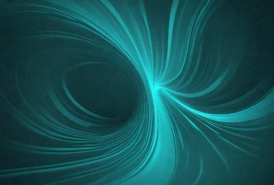 The primary subject of the image is a blue spiral, which appears to be a digital art or illustration. The setting is a dark blue background, creating a contrasting and dramatic effect. The visual style is modern and artistic, with the spiral being the main focus of the image. The colors and mood are predominantly dark and moody, with the blue spiral being the only bright and vibrant element in the scene.