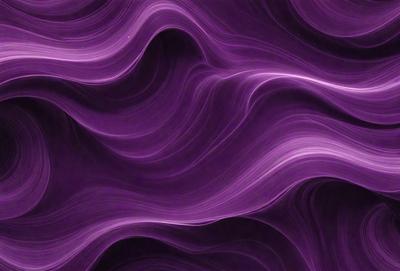 The image features a purple, swirling pattern that resembles a waterfall or a flowing river. The primary subject is the purple swirl, which is the main focus of the image. The setting is a dark background, which contrasts with the purple swirl. The visual style is a combination of digital art and illustration, creating a unique and artistic representation of the purple swirl. The colors and mood of the image are predominantly purple, giving it a calming and serene