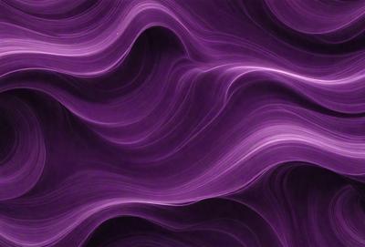 The image features a purple, swirling pattern that resembles a waterfall or a flowing river. The primary subject is the purple swirl, which is the main focus of the image. The setting is a dark background, which contrasts with the purple swirl. The visual style is a combination of digital art and illustration, creating a unique and artistic representation of the purple swirl. The colors and mood of the image are predominantly purple, giving it a calming and serene