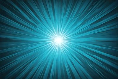 The primary subject of the image is a bright light source, possibly a star or a light bulb, with a blue hue. The light source is surrounded by a blue background, which creates a visually striking contrast. The visual style of the image is a combination of a photo and digital art, as it appears to be a close-up of the light source with a blue background. The colors and mood of the image are predominantly blue, giving it a calm and serene atmosphere.