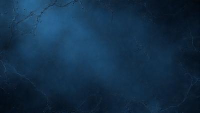 The primary subject of the image is a blue background with a pattern of black and white lines. The setting appears to be a dark room, and the visual style is a combination of a photo and digital art. The dominant colors are blue and black, creating a moody atmosphere.