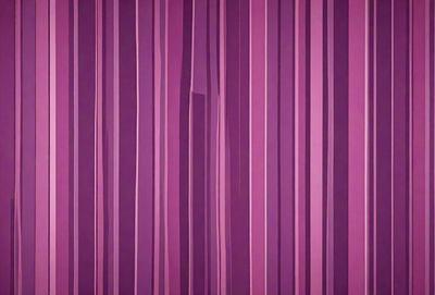 The primary subject of the image is a purple wall with a striped pattern. The setting is a room with a purple wall, and the visual style appears to be a patterned wallpaper. The dominant colors in the image are purple and pink, creating a warm and inviting atmosphere.