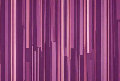 The primary subject of the image is a purple and pink striped pattern. The setting is a dark background, which contrasts with the vibrant colors of the pattern. The visual style appears to be a digital art or illustration, as the pattern is intricately detailed and the colors are rich and saturated. The overall atmosphere of the image is lively and energetic, with the bold colors and striking pattern creating a visually engaging and dynamic scene.