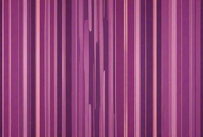 The primary subject of the image is a purple wall with a pattern of stripes. The setting is a room with a purple wall, and the visual style appears to be a patterned wallpaper. The colors and mood of the image are predominantly purple, creating a calm and soothing atmosphere.