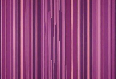 The primary subject of the image is a purple wall with a pattern of vertical stripes. The setting is a room with a purple wall, and the visual style appears to be a patterned wallpaper. The dominant colors in the image are purple and pink, creating a warm and inviting atmosphere.