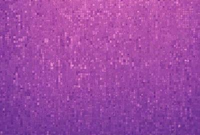 The primary subject of the image is a purple background with a pattern of small squares. The setting is a purple wall, and the visual style is a digital art or illustration. The dominant colors are purple and the overall atmosphere is a mix of artistic and digital elements.
