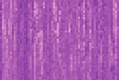 The primary subject of the image is a purple background with a pattern of squares. The setting is a digital artwork, and the visual style is a combination of digital art and illustration. The dominant colors are purple and pink, creating a calm and soothing atmosphere.
