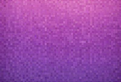 The primary subject of the image is a purple background with a pattern of squares. The setting is a purple wall, and the visual style is a digital art or illustration. The dominant colors are purple and pink, creating a calm and soothing atmosphere.